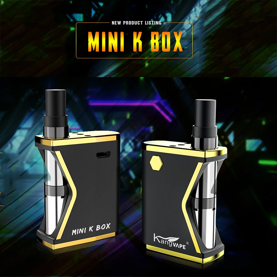 Оригинальный набор для электронной сигареты Kangvape Mini K стартер коробки Kit батарея
