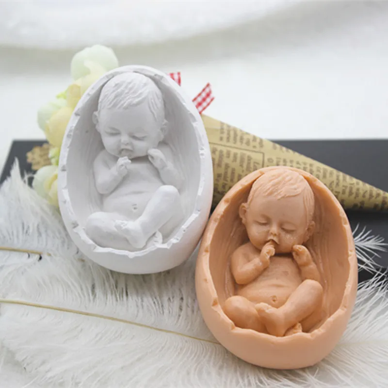 3d baby Silicone molds 3d baby soap mold babies silicone soap molds
