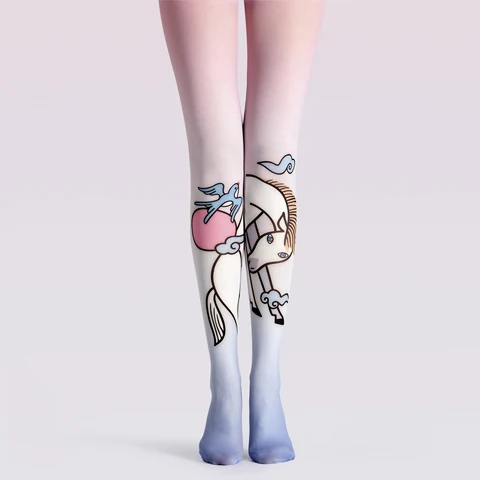 

VP Unique stockings Unicorn pattern Tights High-quality Silk stockings 1 order=1pc