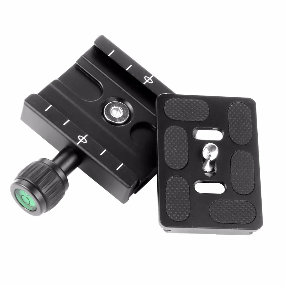 Aluminum Alloy 60mm QR Clamp + QR60 Tripod Quick Release Fastener Plate