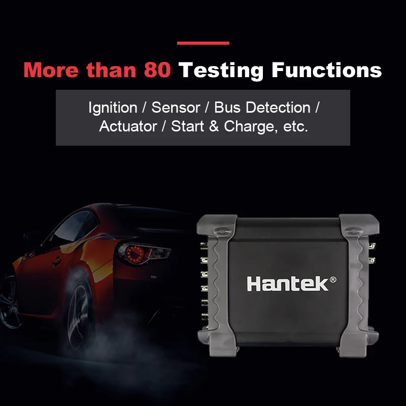 Hantek Осциллограф 1008C автомобильный осциллограф 8 каналов ПК USB диагностический