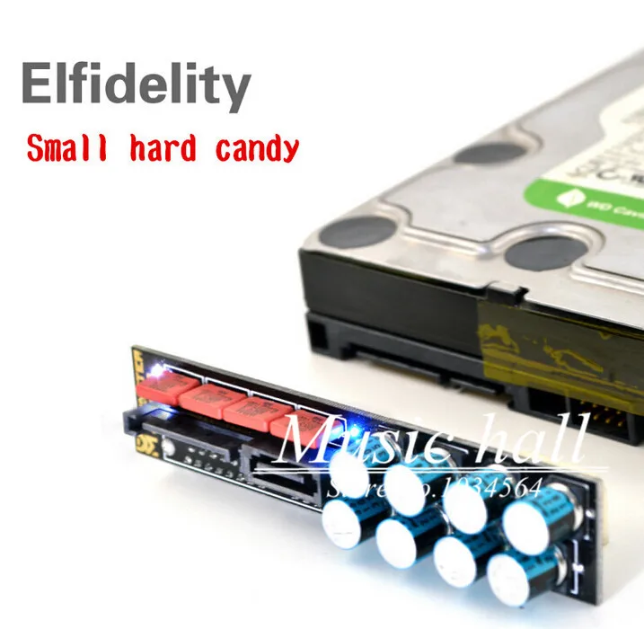 Музыкальный Холл Elfidelity ПК фильтрующая карта SATA мощный шумоподавляющий фильтр