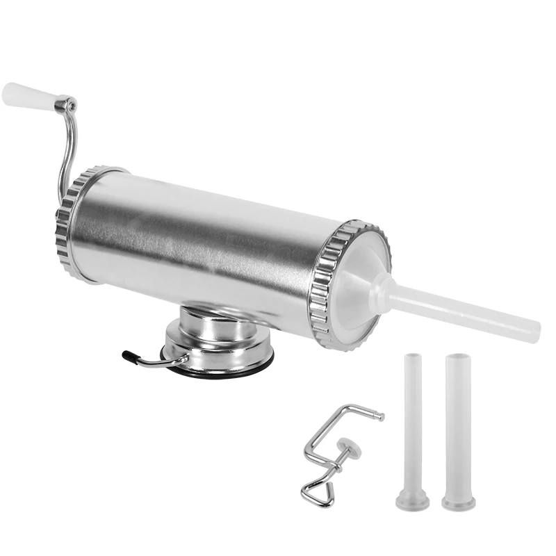 Comprar Rellenador de carne de salchicha operado a mano de 1,5 KG 3 lbs con jeringa de salchicha Base de succión