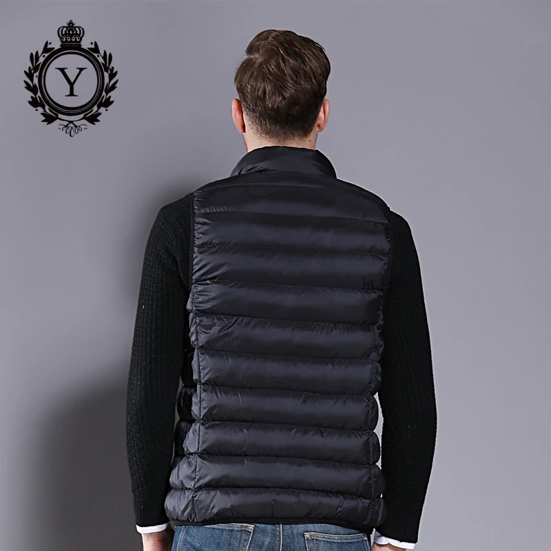 COUTUDI Autumn Vest Men Fashion Stand Collar Men's Sleeveless Jackets Casual Slim Cotton Pad Coats Man Winter Vests & Waistcoats