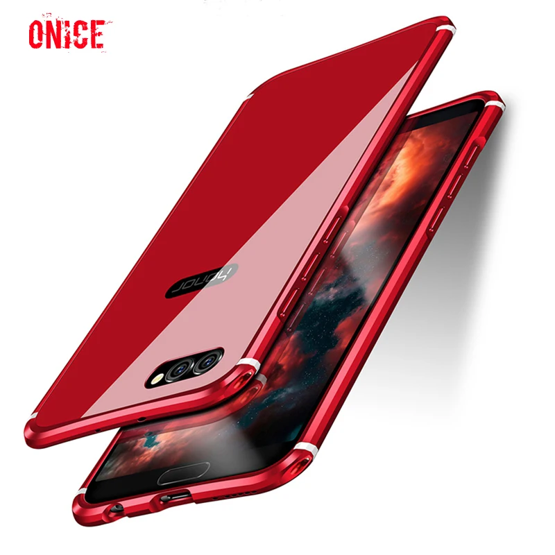 Pouzdro Honor 9 алюминиевый металлический чехол для huawei 8 V9 V10 Nova 2S роскошный зеркальный