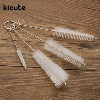 

Kicute 4pcs Bottle Spout Test Tube Cleaner Cup Cleaning Washing Handle Brush Scrubbing Tool Lab Equipment School Stationery