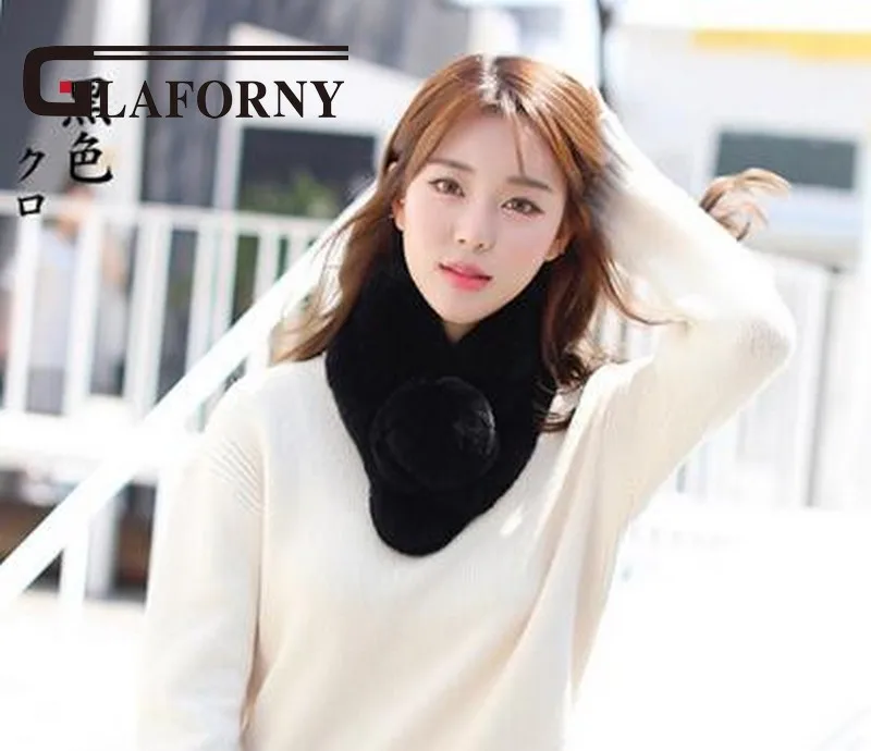 Glaforny 2018 New winter beaver rabbit wool scarf collar lady winter warm fur scarf otter rabbit hair collar set wholesale Glaforny 2018 New winter beaver rabbit wool scarf collar lady winter warm fur scarf otter rabbit hair collar set wholesale