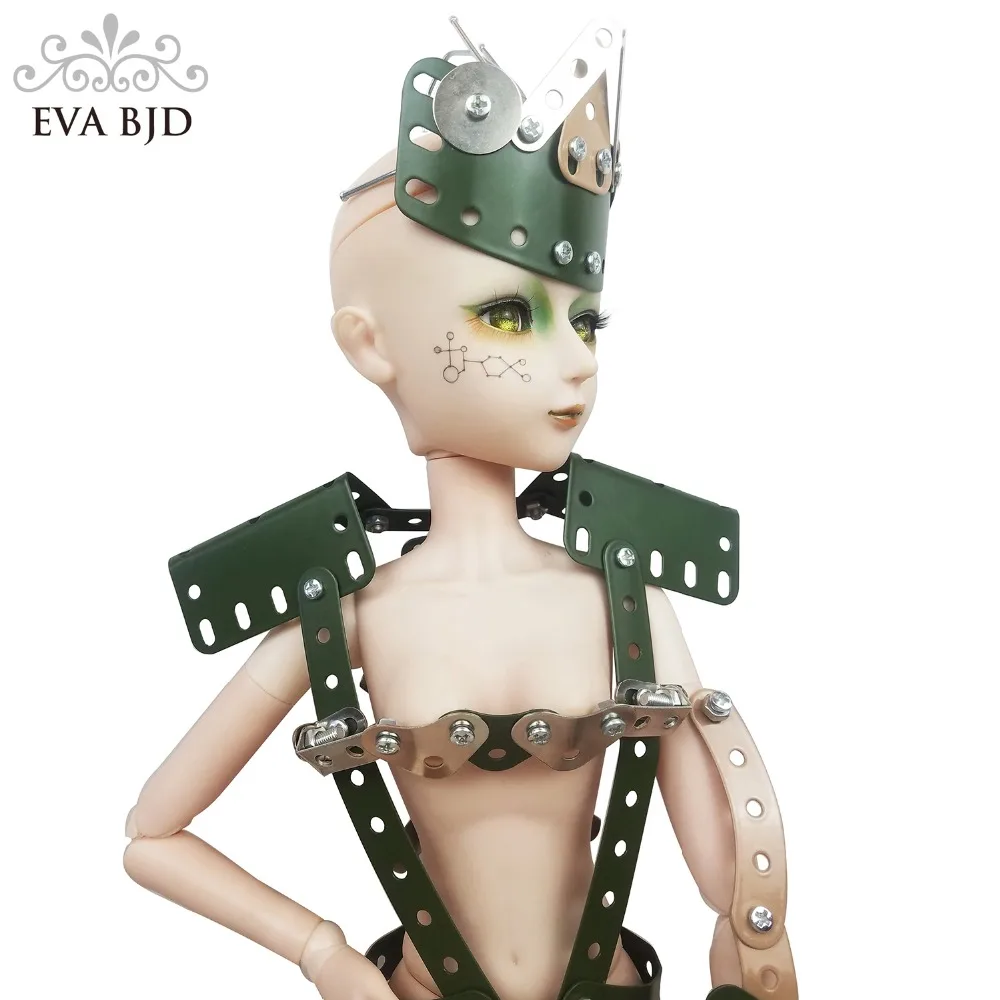 

22" 56cm BJD Robot Model Ex Ma-china Full Set 1/3 SD Doll jointed dolls + Makeup Toy Full Set Metal Hand 3D Clothing Gift