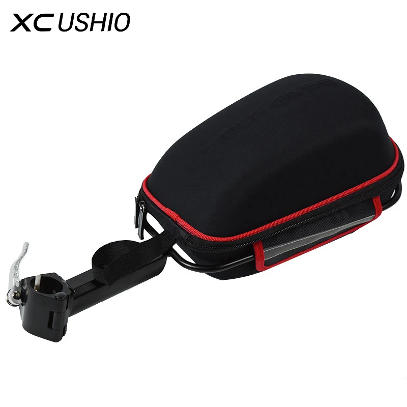 

Large Bicycle Rear Rack Luggage Bag MTB Bike Aluminium Alloy Frame Shell Package Quick Release Luggage Bag with Waterproof Cover