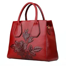 Женские сумки из натуральной кожи, новая роскошная сумка в стиле ретро с тиснением, Брендовая женская сумка, женская дизайнерская сумка