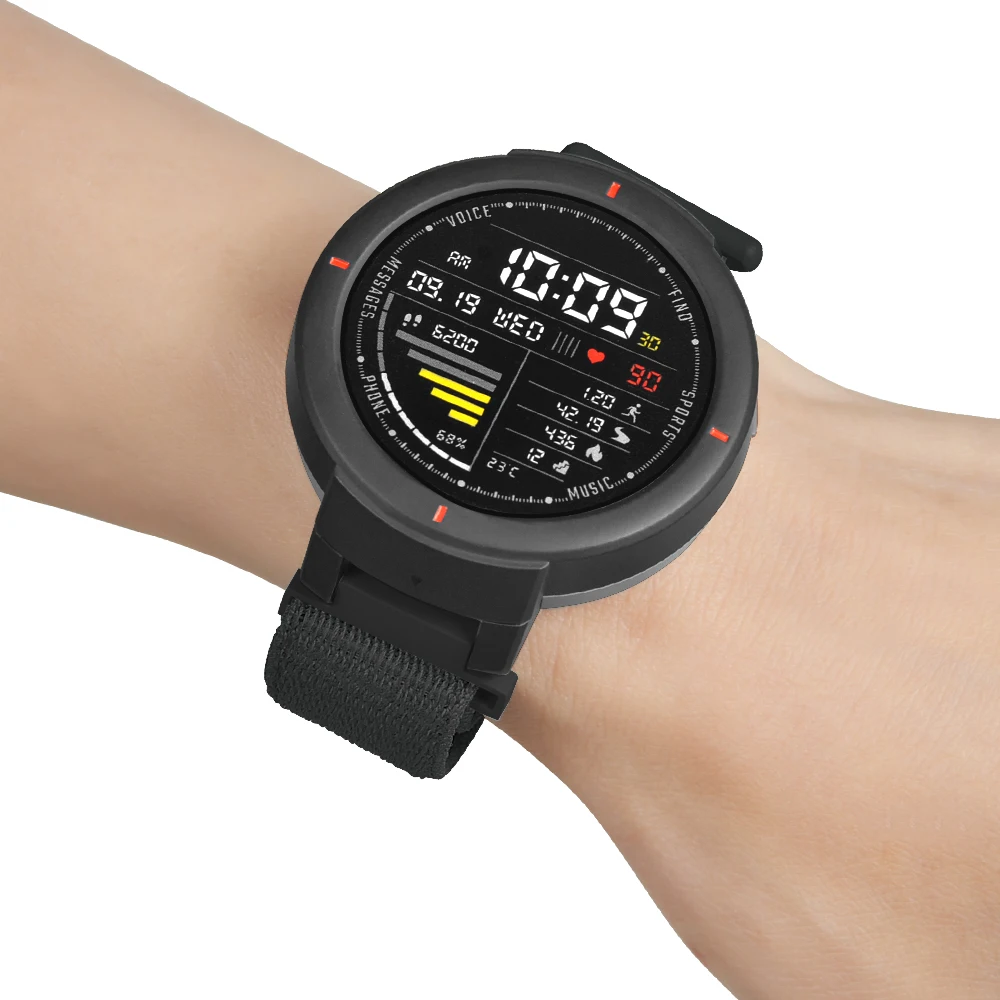 FIFATA петля нейлоновый ремешок для часов Ремешок Для Xiaomi Huami Amazfit Verge спортивный браслет ремень дышащий ремешок для часов для Amazfit 3 трекер