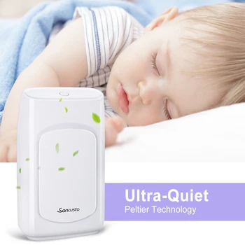 

2L Dehumidifier AX2 Portable Auto Shut-Off Dehumidifier Air Purifier 750mL/D For Damp Mould Moisture In Wardrobe Home Office