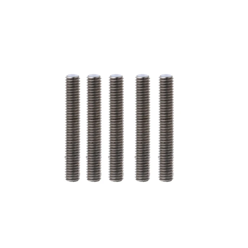 

5Pcs M6x40mm 3D Printer Throat With Teflon PTFE Tube For 1.75mm Filament Makerbot MK8