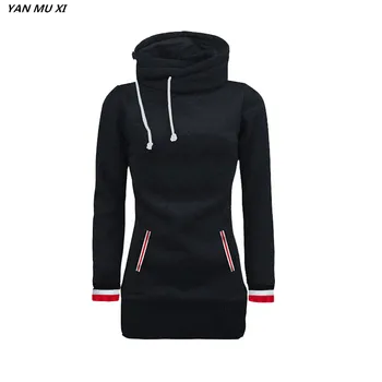 

Solid color Hoodies new brand 2017 Europe and the United States autumn long sleeve Slim Keep warm Fleece Hooded Sweatshirts