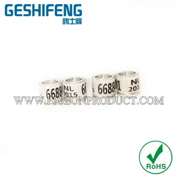 

free shipping 100pc custom with flag pigeon ring