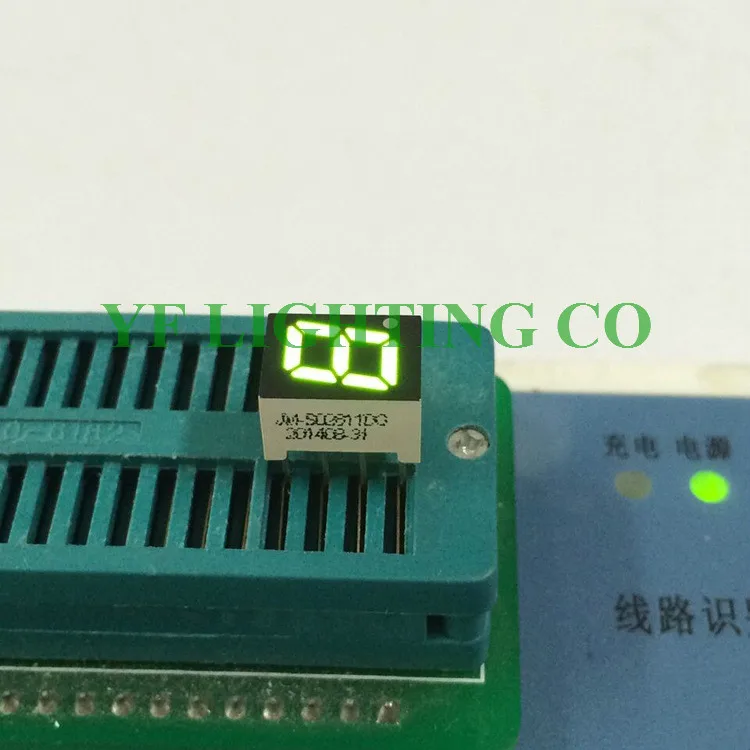 Бесплатная доставка 20 шт./лот Nixie трубка зеленый 0 28 дюйма 7 сегментный дисплей 1