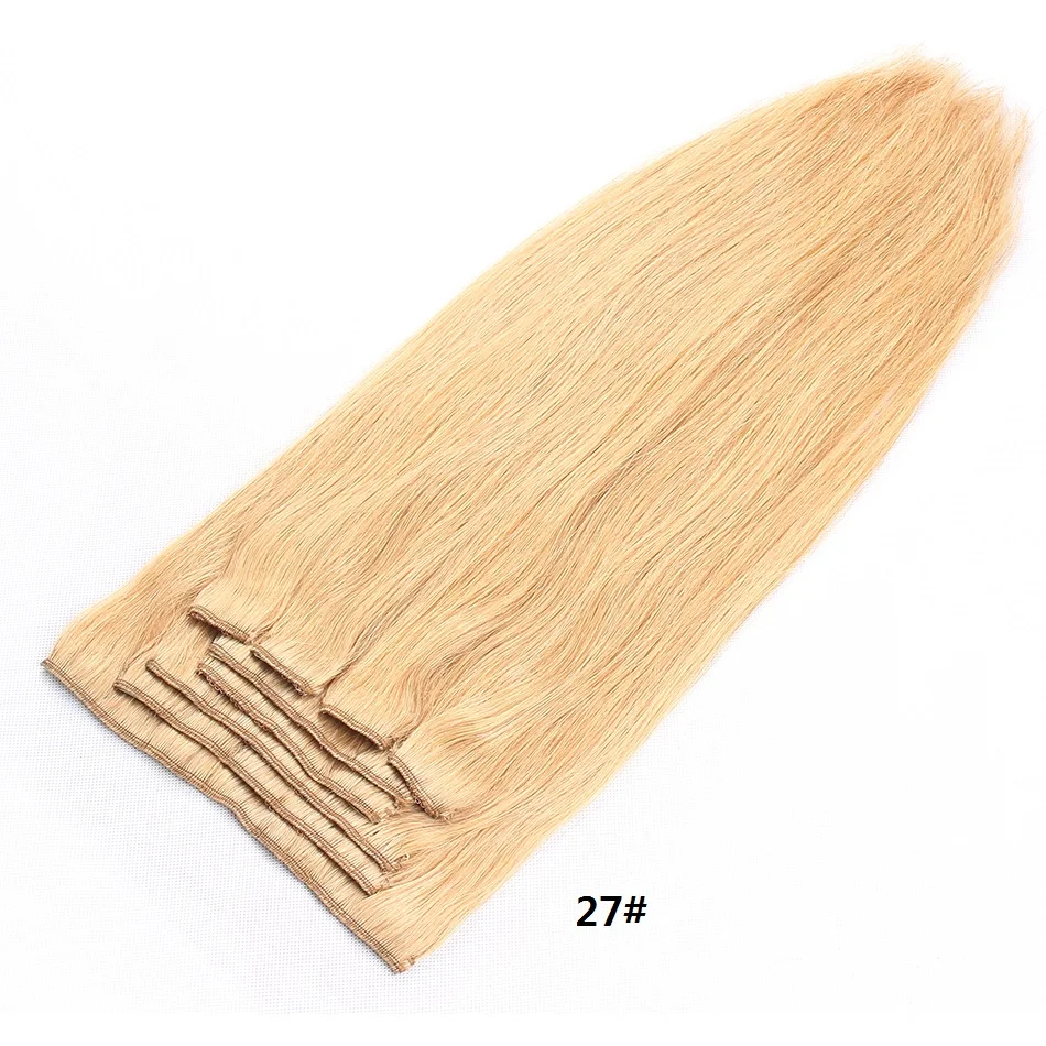 Clip in hair extension Human hair bundles brazilian hair 27