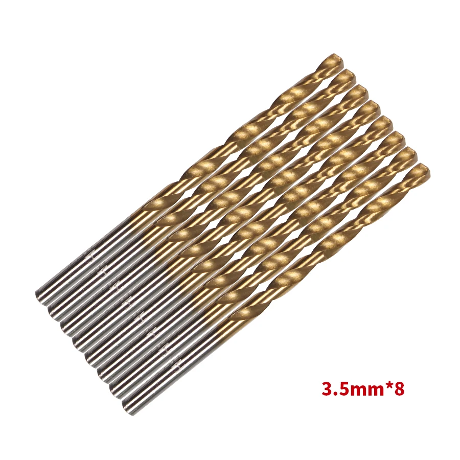 99pcs/Set Titanium Coated HSS High Speed Steel Drill Bit Set Tool 1.5mm - 10mm Twist Drill Bits 99pcs/Set Titanium Coated HSS High Speed Steel Drill Bit Set Tool 1.5mm - 10mm Twist Drill Bits