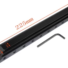 Высокое качество Тактический Airforce Condor поднятие Tri-Rail крепление направляющей «Ласточкин хвост» для прицела охотничий Пистолет Аксессуары