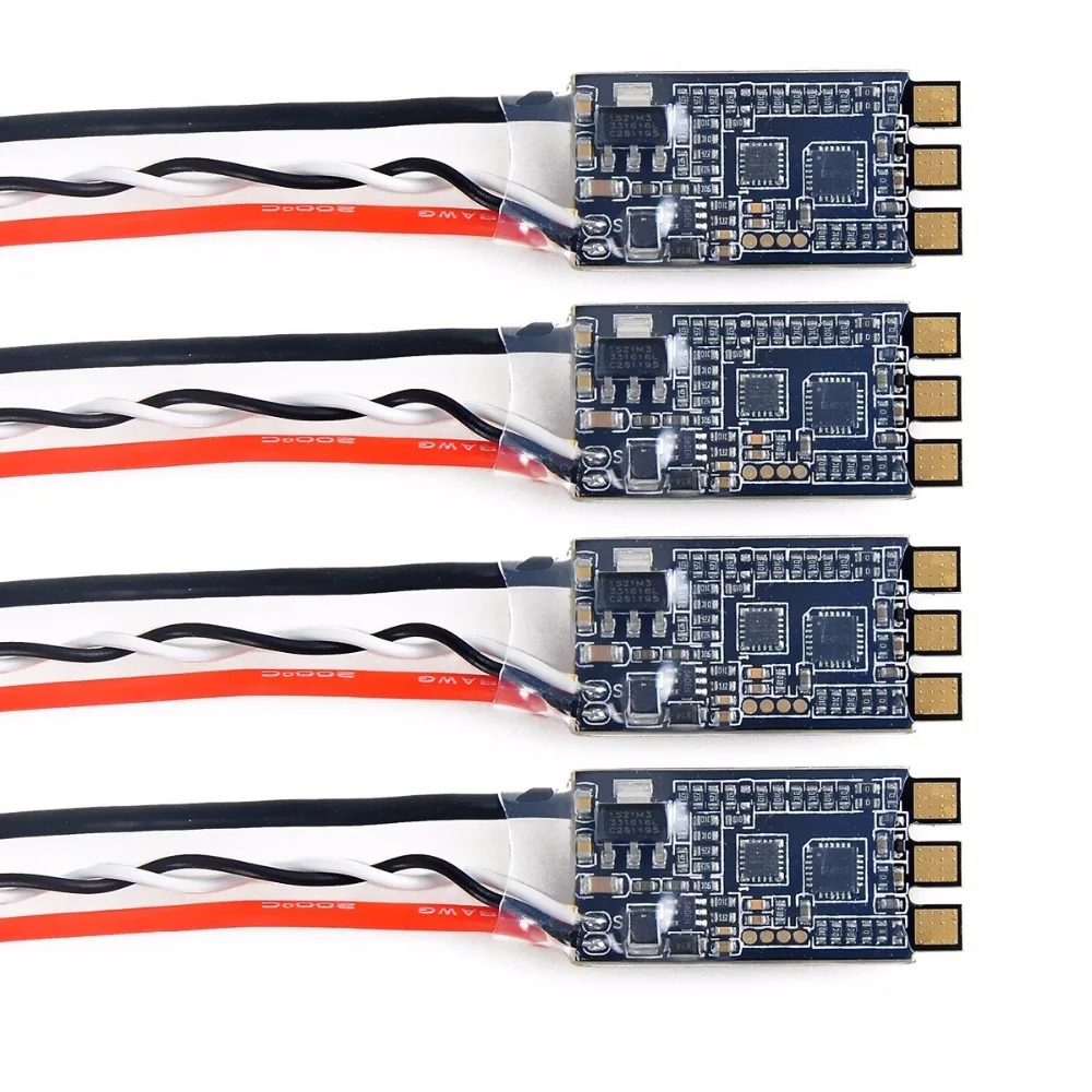 4 шт. оригинальный FVT LITTLEBEE BLlheli s SPRING 30A ESC 2 6S поддержка мультикоптера Mulitshot DSHOT Oneshot42