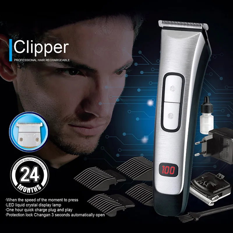 

CHJ Professional Electric Hair Trimmer For Men Rechargeable Electric Hair Clipper Trimmer Hair Shaving Machine Cutting Beard