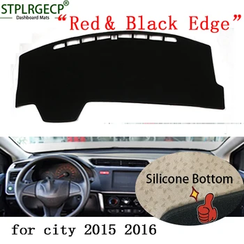 

Stplrgecp Top Quality Double layer Dash Mat Dashmat Dashboard Cover Sun Shade Dash Board Cover Carpet for Honda city