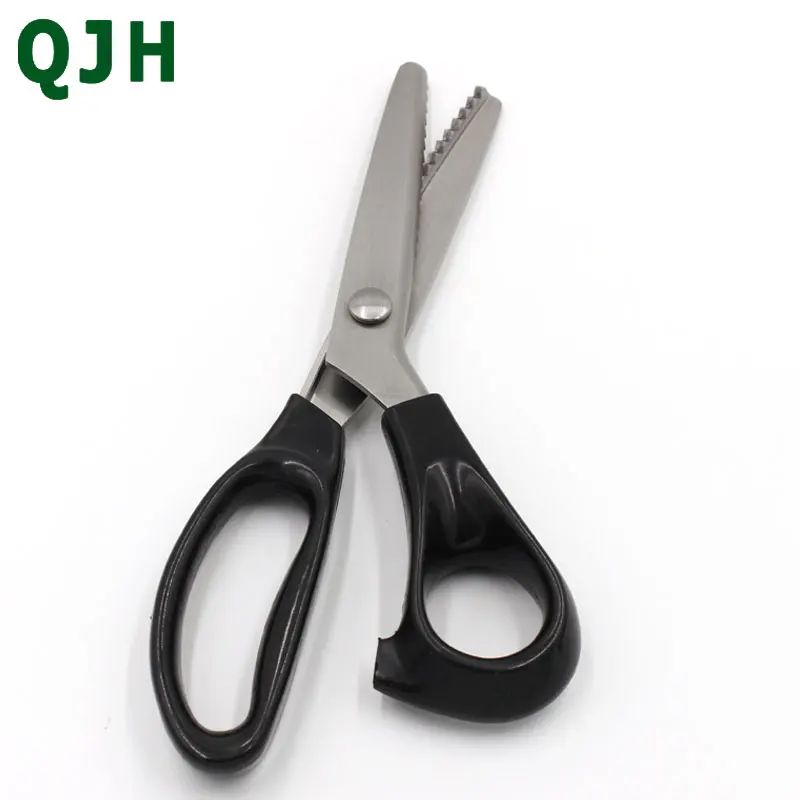 Zigzag Scissors Steel Blade Shears Fabric Edge Pinking Round Sewing Cut Dressmaking Tailor Accessories 3 4 5 7mm | Дом и сад
