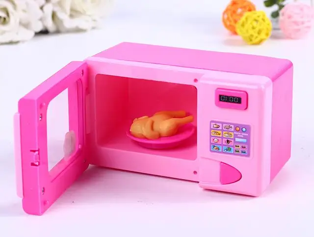 Wxftdmuliufengchildren Kid Mini Cute Pink Microwave Oven Pretend Wxftdmuliufengchildren Kid Mini Cute Pink Microwave Oven Pretend Role Play Toy Educational For Children Playing