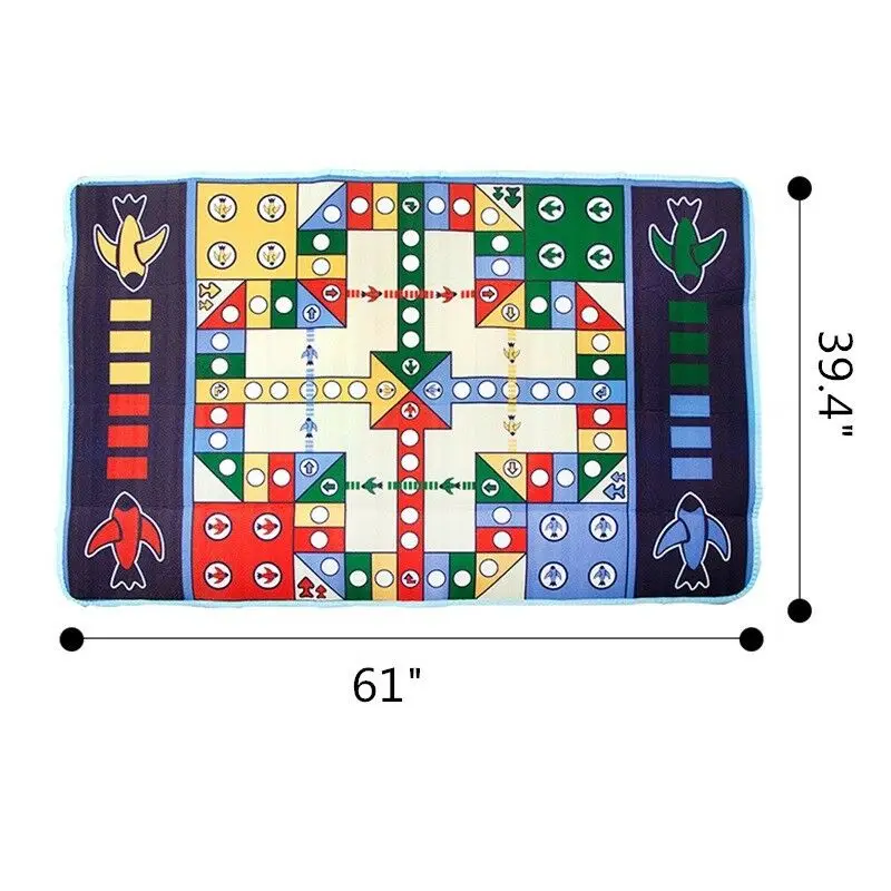 

Children's Play Mats House Baby Playing Rug Pad Flying Chess Carpet Kids Education Mat Party Family Game