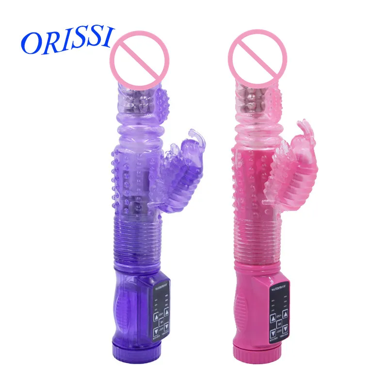 ORISSI G Spot Butterfly Rabbit вибраторы несколько скоростей вибрация и вращение