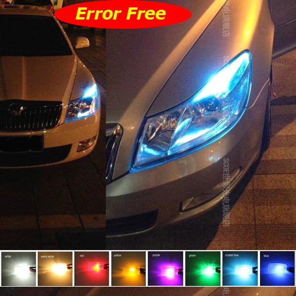 For-Skoda-OCTAVIA-RS-Car-Styling-2x12SMD