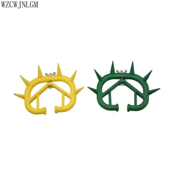 

10 pieces farm animal equipment green and durable plastic calf weaner anti-sucking milking stop kit