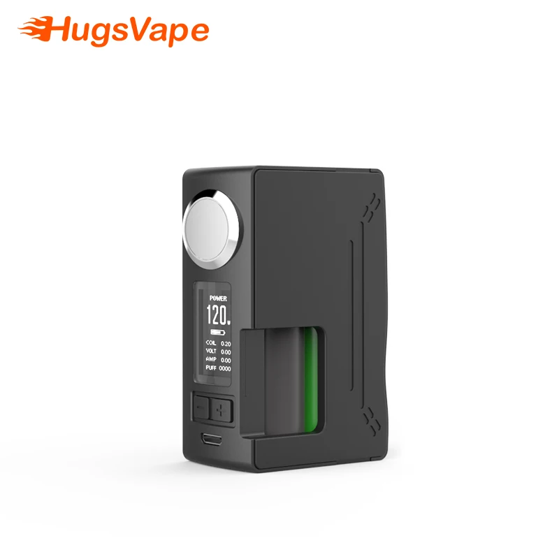 O 100 Original Hugsvape Surge Squonk 80w Surge Squonk Mod Electronic Cigarette Box Vape Powered By Single 700 Battery Wit In Electronic Cigarette Mods From Consumer Electronics Turtleneck Tassel