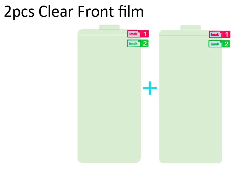 Imak Гидрогелевая пленка 3 III для Xiaomi mi x 3 mi X3 задняя Передняя Задняя Защитная Прозрачная Олеофобная пленка - Color: Clear front