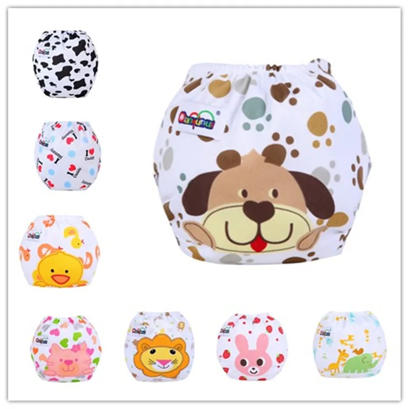 1pcs Baby Diaper Washable Reusable nappies changing cotton training pant happy cloth diaper sassy fraldas reutilizaveis