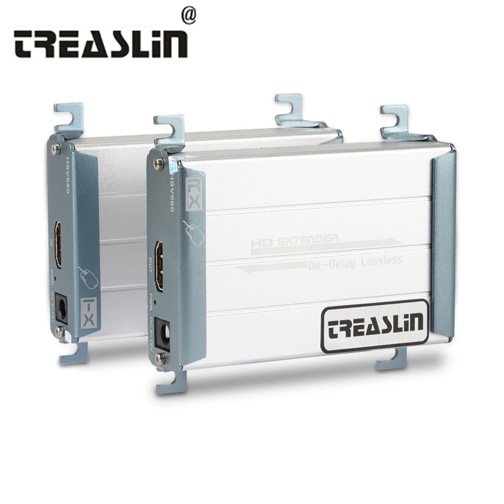 TreasLin HDMI KVM Extender 1080P@60Hz USB HDMI Extender