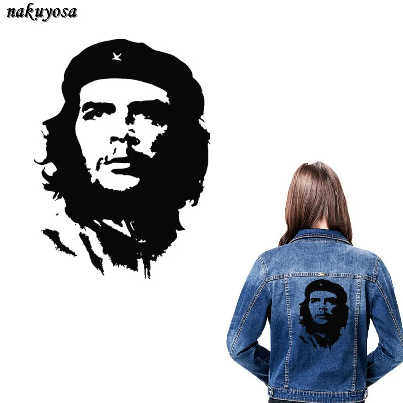 5 шт., модные нашивки на голову che guevara, одежда для портретов, куртка, футболка, термопереводная, можно стирать, parches para la ropa