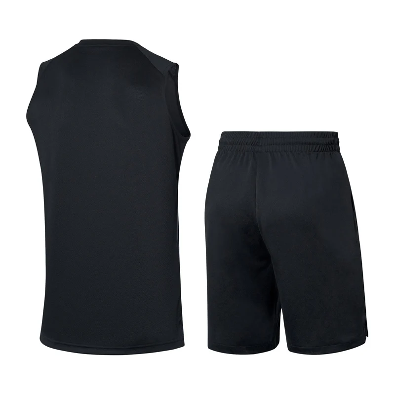 Li-Ning, мужская баскетбольная форма, костюм для соревнований, полиэстер, сухой дышащий жилет+ шорты, подкладка, спортивные комплекты AATP017 MSY187