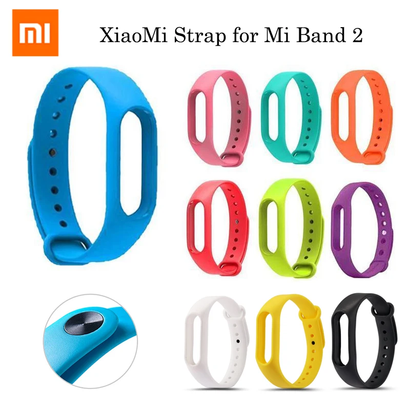 Xiaomi mi band 2 ремень силиконовый цветной браслет для Mi Band умный Браслет Для