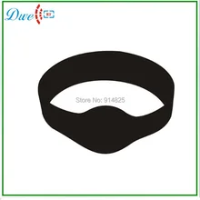 DWE CC RF 10 шт./партия водонепроницаемый rfid браслет 74 мм овальная головка черного цвета