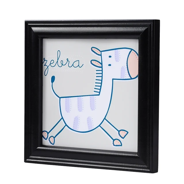 Us 9 Cl Square Wall Hanging Wood Frame Fit 6 7 8 10 12 Inch Picture Level Or Vertical Hang Homehold Decor Photo Painting In From