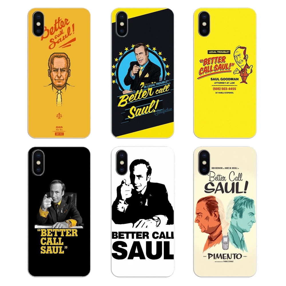 Лучший вызов Саул для iPhone XS Max XR X 4 4S 5 5S 5C SE 6 6S 7 8 Plus Samsung Galaxy J1 J3 J5 J7 A3 A5 силиконовый