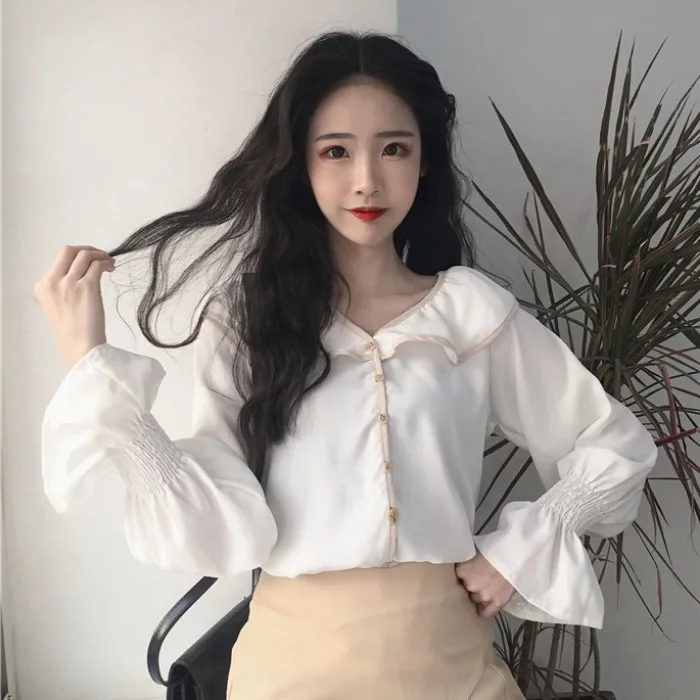 

Cheap wholesale 2019 new Spring Summer Autumn Hot selling women's fashion casual ladies work Shirts BW41