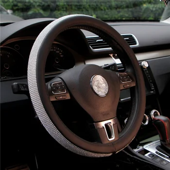 

Steering Wheel Cover Auto Sparkly Diamond Decoration 37/38/39/40cm For Mercedes bmw Toyota Audi Opel Mazda 2 KIA rav4 Women Girl