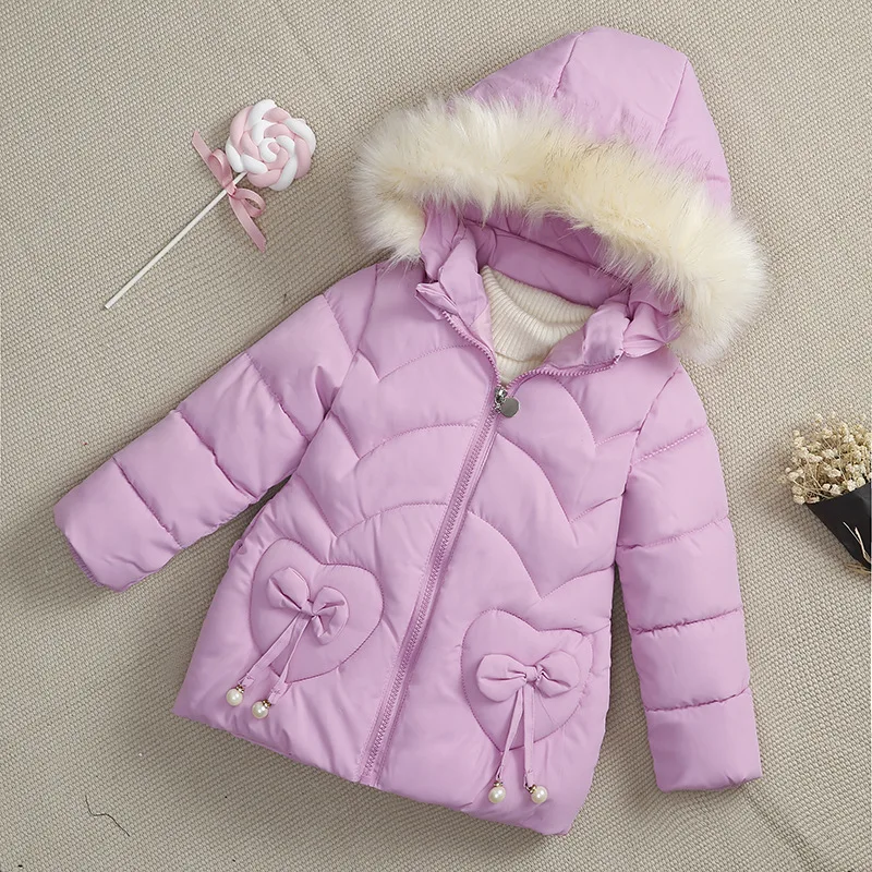 

Big Size Baby Girls Jackets 2019 Autumn Winter Jacket For Girls Winter Coat Kids Clothes Children Warm Outerwear Coats
