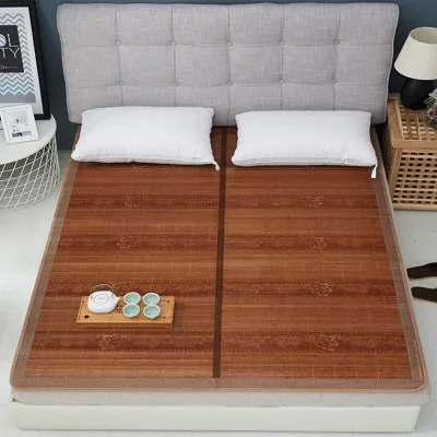 Vescovo Cool summer senior mattress Double sided folding wrapping1.3/1.5/1.8/2.0m 100% Pure natural bamboo mat Vescovo Cool summer senior mattress Double sided folding wrapping1.3/1.5/1.8/2.0m 100% Pure natural bamboo mat