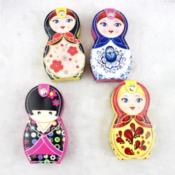 

Manicure & Pedicure Set Nail Clippers Scissors Grooming Tools Tweezers Russian Doll Nail Care Tool Wedding Favor Gift
