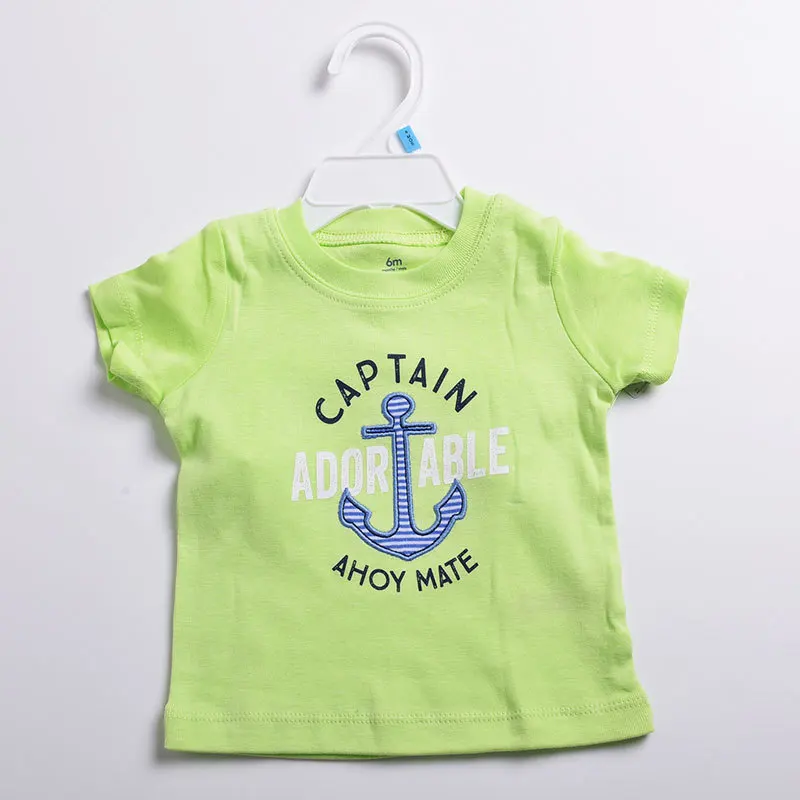 Детская одежда для мальчиков летний стиль для новорожденных одежда для малышей Поло футболка+ укороченные штаны 2 шт. Спортивная Одежда для мальчиков младенцев bebe комплект
