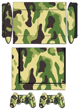 

Camouflage Q271 Vinyl Skin Sticker Protector for Sony PS3 Super Slim 4000 and 2 controller skins Stickers