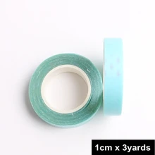 HARMONY 2 шт 1 см голубая лента для наращивания волос клейкие рулоны ленты двухсторонний супер клей для ПУ кожи Weft Toupees парики